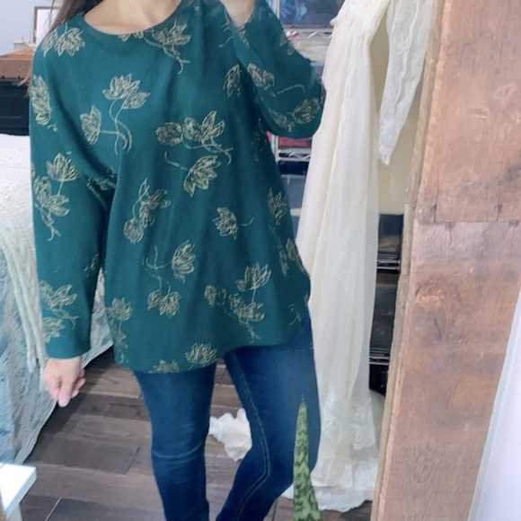 Vintage green top size XLarge - Picture 1 of 5